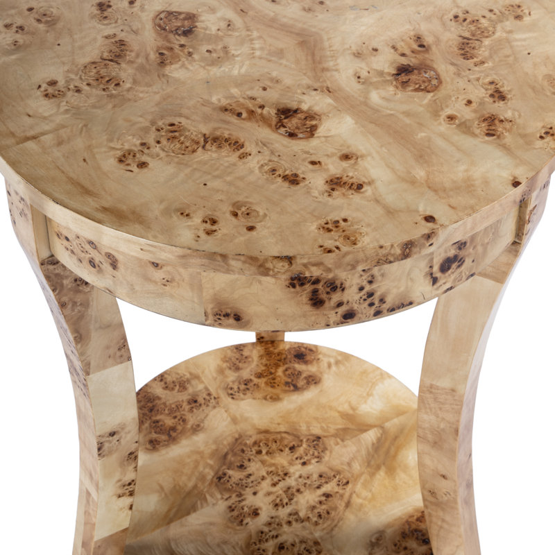Holdin Round 18"W Side Table, Brown