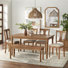 Burntwood 6 Piece Dining Set