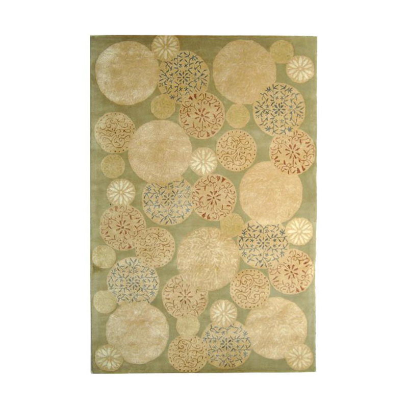 Coreatha Martha Stewart Hand Tufted Wool & Viscose Floral Rug, Runner 2'3" x 10'