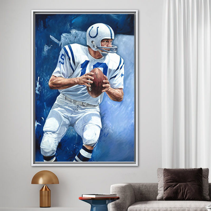 Print on Canvas, 80 cm H x 110 cm W, White Floater Framed