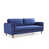 100 % polyester bleu marine
