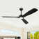 60" Propeller 6-speed Reversible Ceiling Fan with Dimmable 3CCT LED Lights and Remote Control