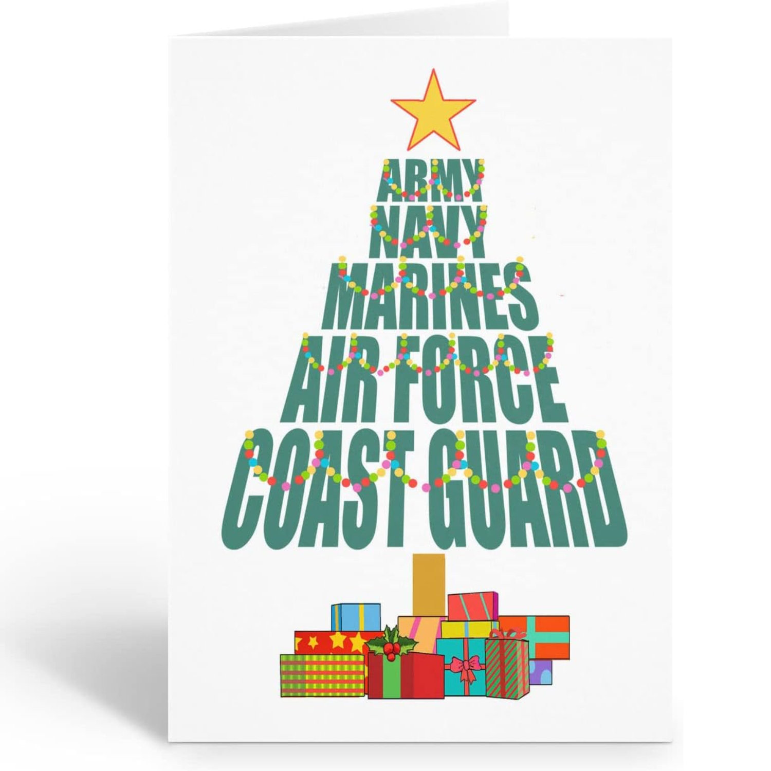 The Holiday Aisle® 12 Armed Forces Christmas Cards & Envelopes