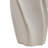 Modern Stoneware Vase with Sculptural Swirl Design - Decorative White Table Vase for Contemporary Living Room, Bedroom, or Office Decor - 20" Tall Elegant Accent for Floral Arrangements or Standalone Display