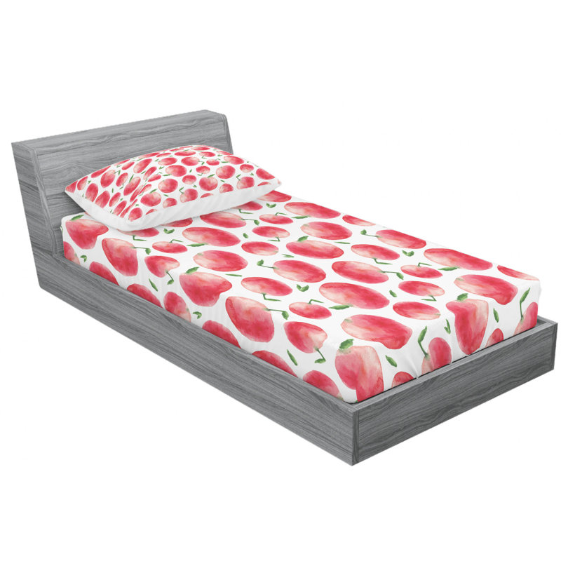 Microfiber Sheet Set, Twin Sheet Set with Fitted Sheet