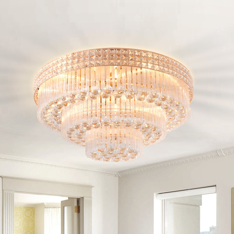 Itu Crystal LED Flush Mount