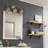 Lesniak 3-Light Bath Vanity in Modern Brass-937801006