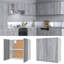 Black Hanging Glass Cabinet 60X31x60 Cm-1533874588