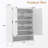Shoe Cabinet With Doors, 6-Tier Shoe Storage Cabinet With Adjustable Shelves