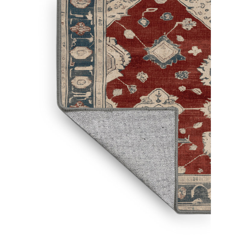 Machine Washable Overdyed Grey Area Rug, Square 3'