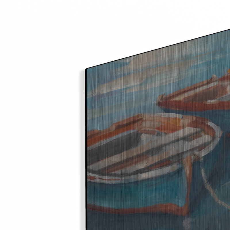 «Tethered Row Boats II» par Ethan Harper, H 16 po x l 24 po