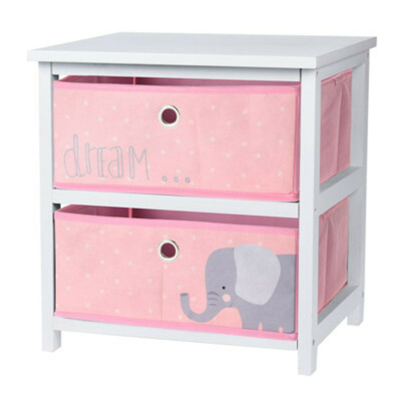 Cajuste 2 Drawer Nightstand