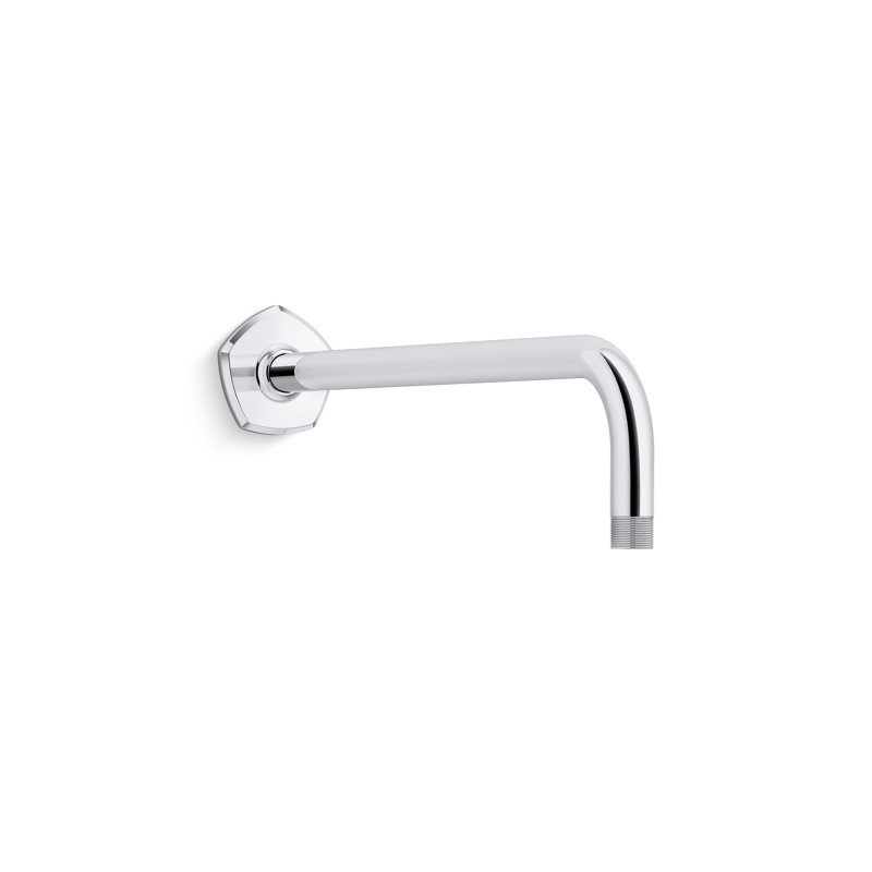Occasion Wall-Mount Rainhead Arm And Flange, Polished Chrome