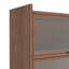 Armoire d'appoint 44 po en métal avec 3 portes rabattables