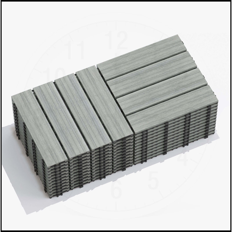Carreaux de terrasse durables et emboîtables pour l'extérieur et l'intérieur, résistants aux intempéries et élégants.