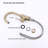 CALBASE Brushed Gold Single Hole Kitchen Faucet, Single Handle Sink Faucet, Hot & Cold Water, 360° Rotatable Spout with Aerator-119342491