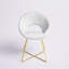 Fauteuil papasan en velours de 23,2 po de largeur Paislee-777241831