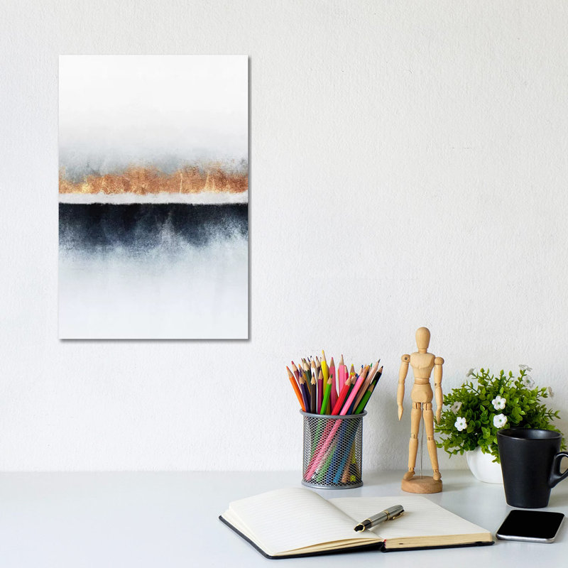 Horizon I by Elisabeth Fredriksson - Wrapped Canvas Painting, 20.32 cm H x 30.48 cm W