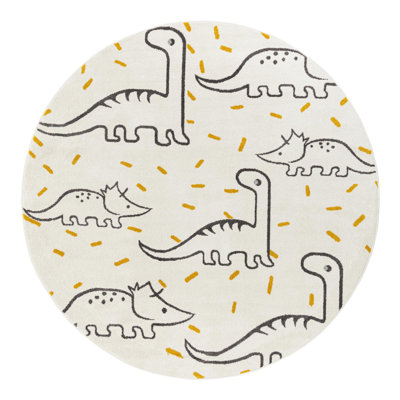 Unique Loom Dinosaur Whimsy Kids Rug