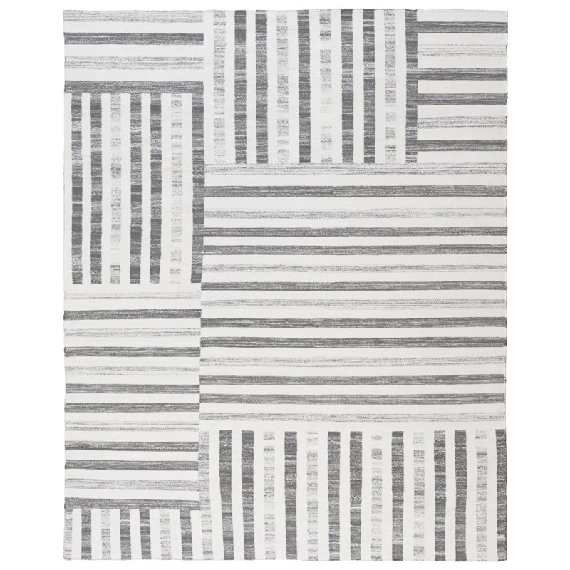Jovia Silver Area Rug, Rectangle 8' x 10'