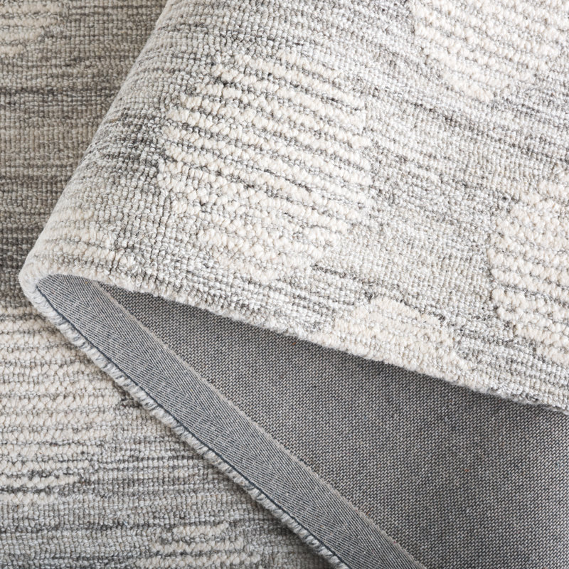 Metro 895 Hand Tufted 85% Wool; 15% Cotton Geometric Rug, Rectangle 5' x 8'