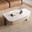 Table basse White Stone + Bois manufacturé