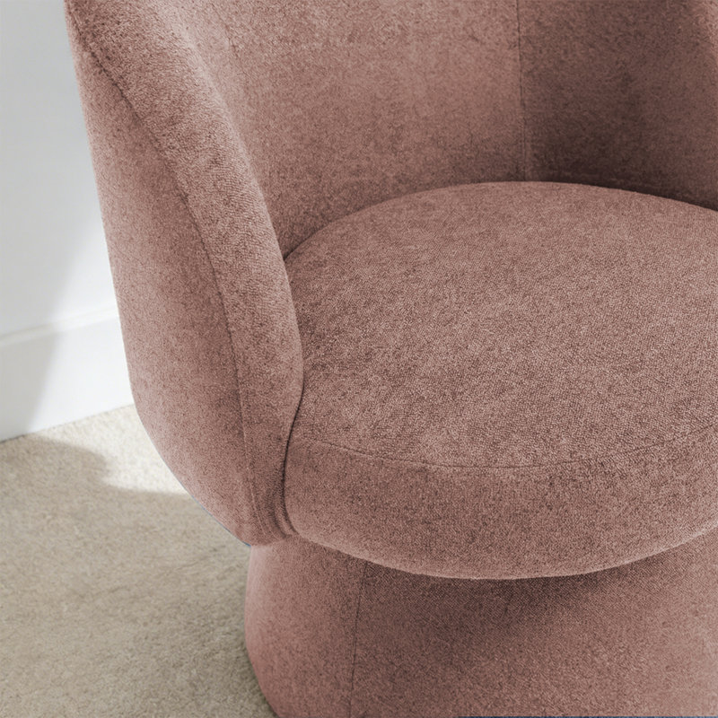 Tabouret de coiffeuse 27,9 po, Rose