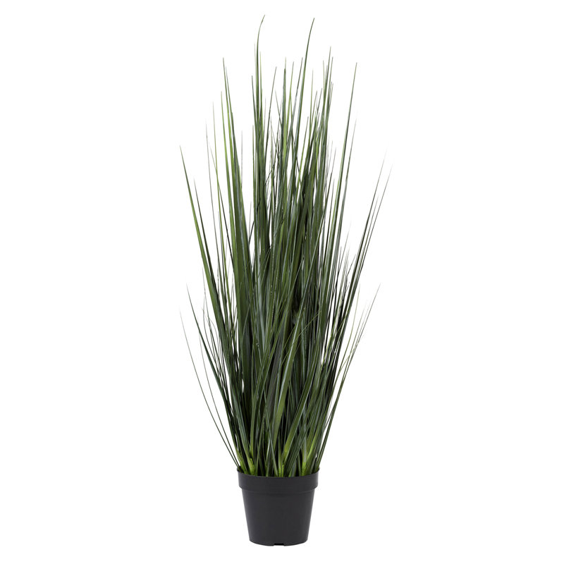 Herbe d'oignon artificielle 39 po en pot