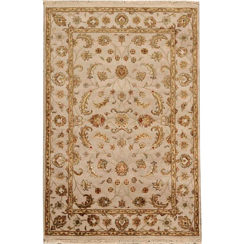 Hand Knotted Floral Area Rug