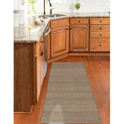 Sienna Black, Cream Rug 2'4" x 6'3"