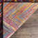 Miley Chevron Red/Orange/Green Area Rug