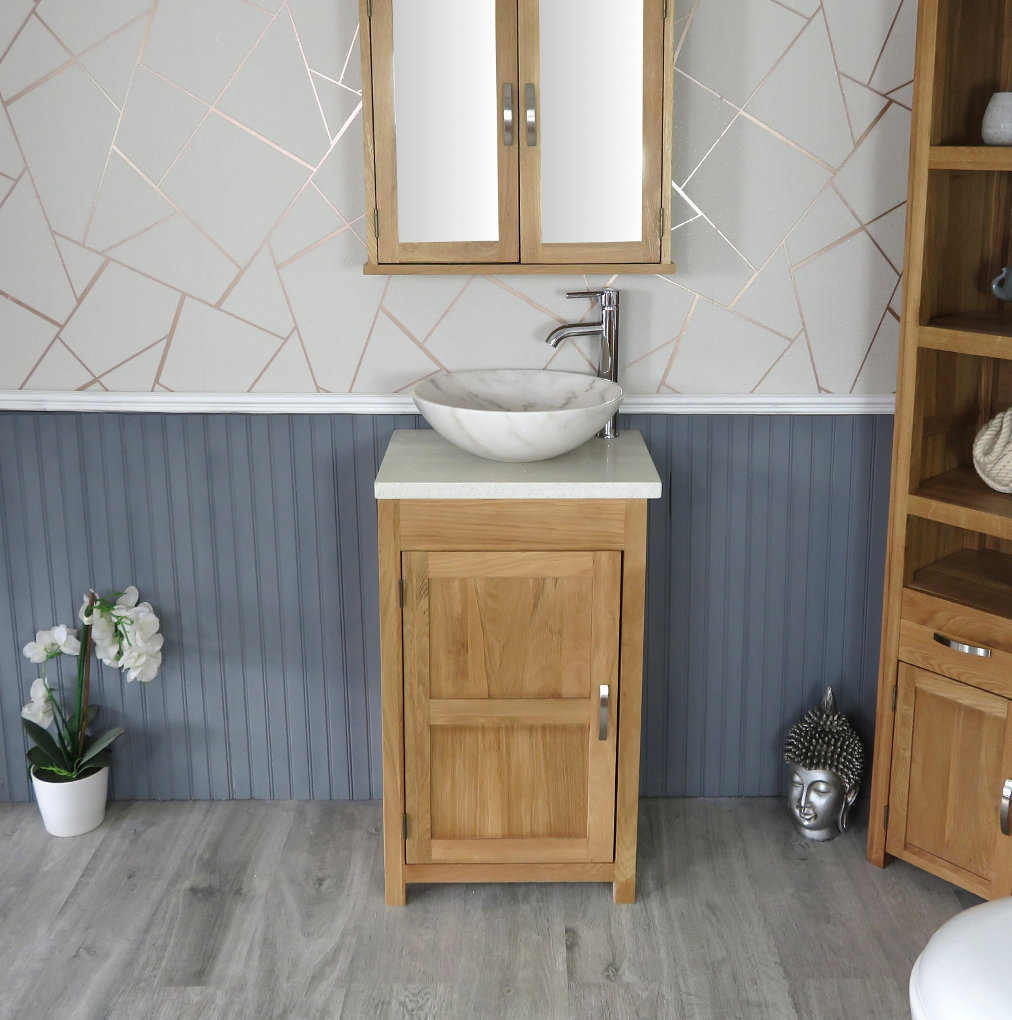 Scroggins 515mm Free-standing Cloakroom Vanity Unit