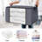 Grey Storage Bags - Stackable, Reinforced Handles, Perfect For Clothes Organization