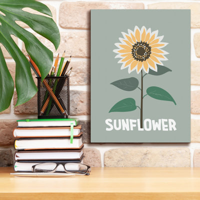 Epic Graffiti 'Sunflower'  by Andreas Magnusson Canvas Wall Art