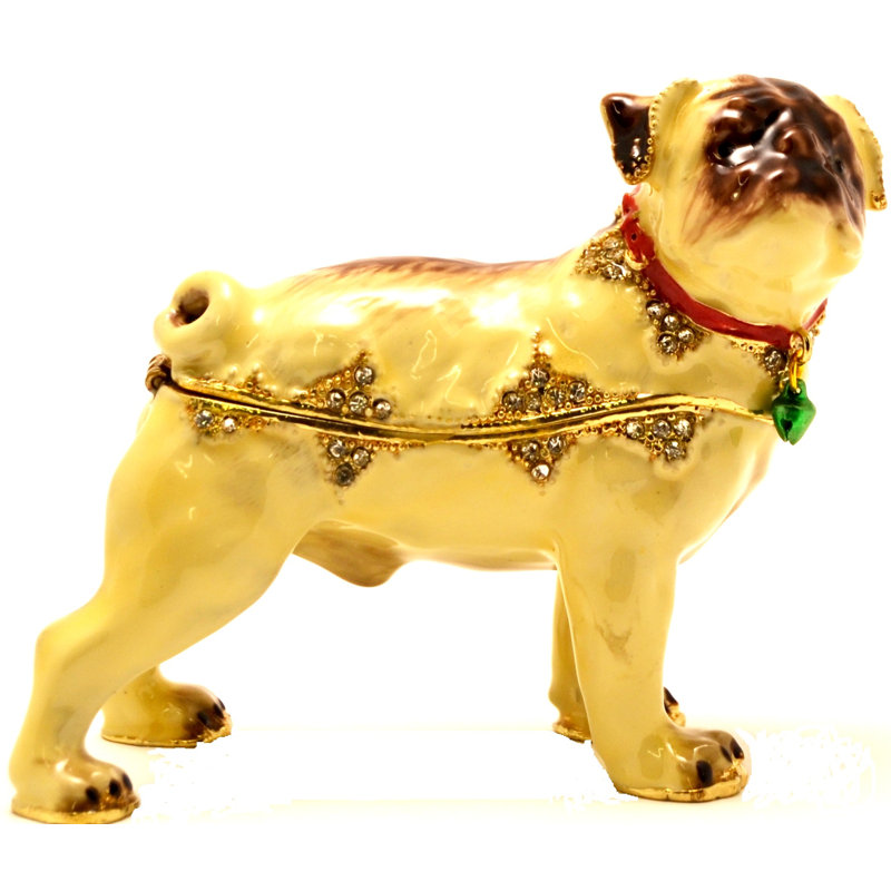 Pug Metal Decorative Box