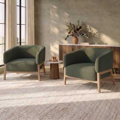 Meraki Upholstered Swivel Accent Chair