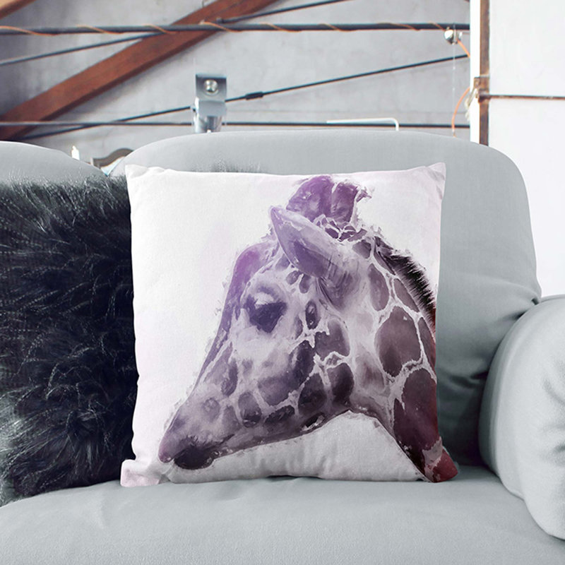 Square Throw Cushion, 55cm H x 55cm W x 20cm D
