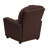 Contemporary Kids Recliner with Cup Holder-56801116