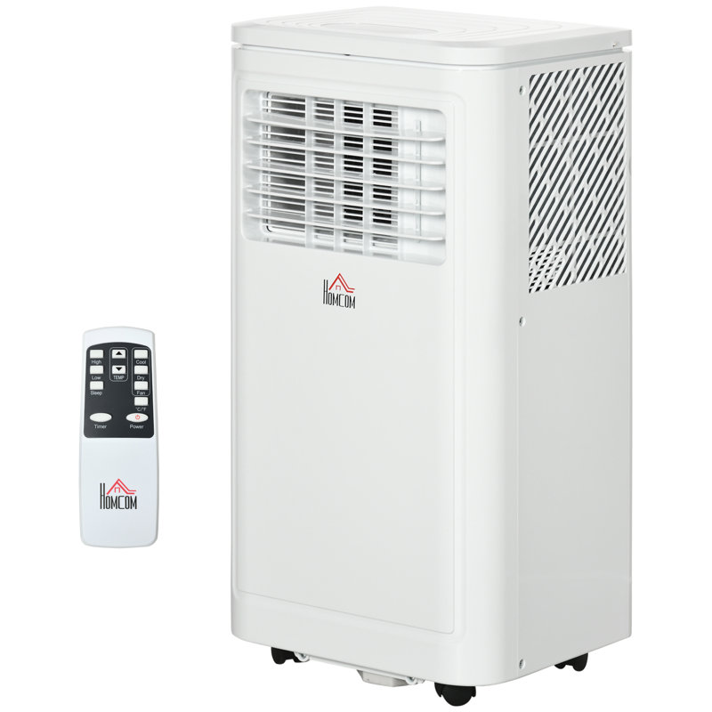 HomCom 8000 BTU Portable Air Conditioner for 344 Square Feet with Remote Included