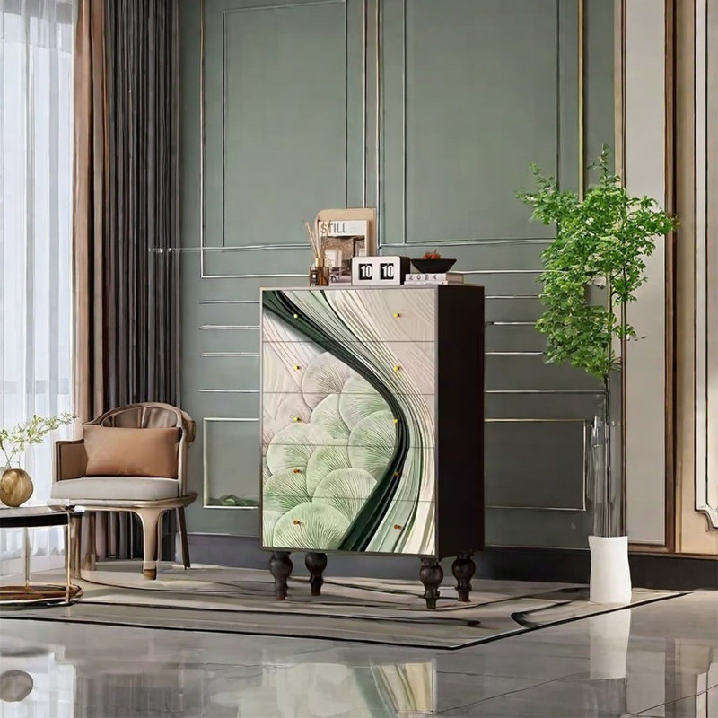 Armoire de rangement élégante à plusieurs tiroirs