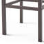 Ensemble de 2 tabourets d'extérieur en bois d'acacia