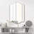 Walters 24 in. W x 36 in. H Medium Scalloped Rectangular Metal Framed Wall Mirror-501944231