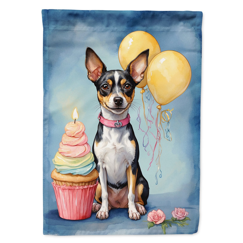 Drapeau «Happy Birthday House», Terrier de rat