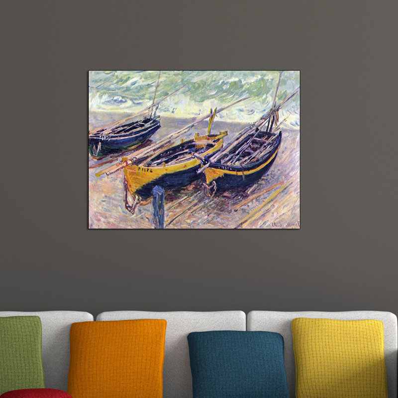 Claude Monet - Wrapped Canvas Painting, 60cm H x 80cm W x 1.8cm D
