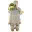 Figurine de Noël blanche et ivoire avec sac-cadeau-14604373