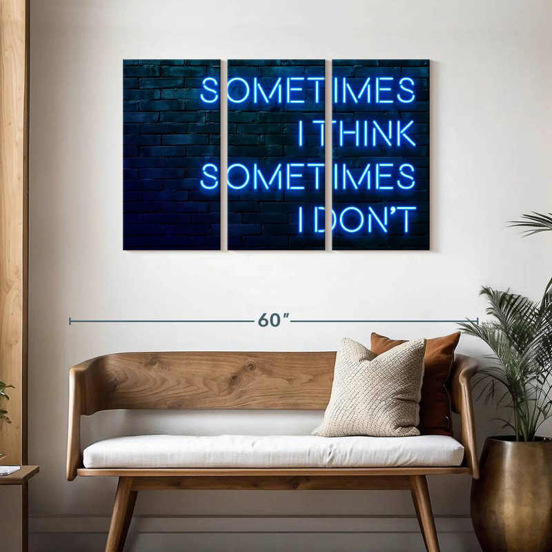 Tergel Sometimes I Think Sometimes I Don't, 28" H x 45" W