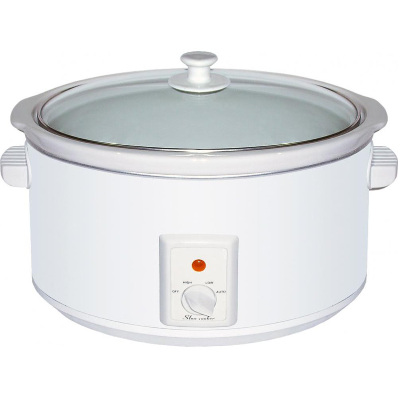 Brentwood Appliances 8-Quart Slow Cooker, White