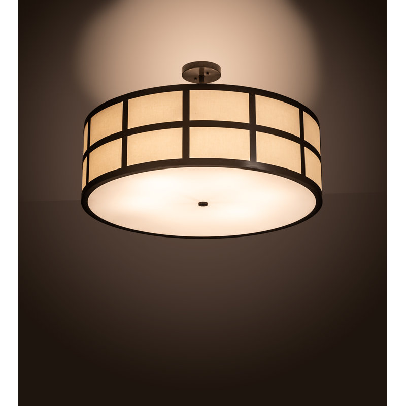 Zilwaukee 6 - Light Semi Flush Mount