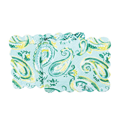 Deontae Jade Cotton Table Runner