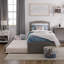 Lit plateforme en bois massif avec pied de lit et gigogne Elliana-1741955604-1741955602